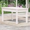 vidaXL Garden Bench White Solid pine wood 31.5 in width Durable