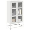 vidaXL Highboard White Cold-rolled steel Highboard Rectangular Modern