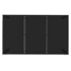 vidaXL Garden Dining Set Black
