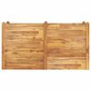 vidaXL Garden Raised Bed Brown Solid Acacia Wood Large Stackable