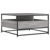 vidaXL Coffee Table Grey Sonoma Engineered wood, Metal Coffee Table