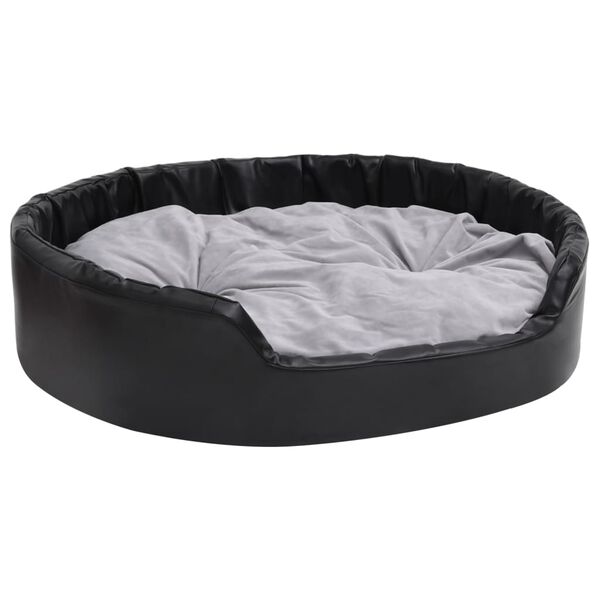 vidaXL Dog Bed Black and Grey