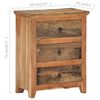 vidaXL Sideboard Natural wood tones Solid acacia wood, solid reclaimed wood