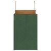 vidaXL Paper Bags 250 pcs with Handles Green 26x17x25 cm
