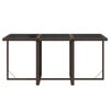 vidaXL Garden Dining Set Brown