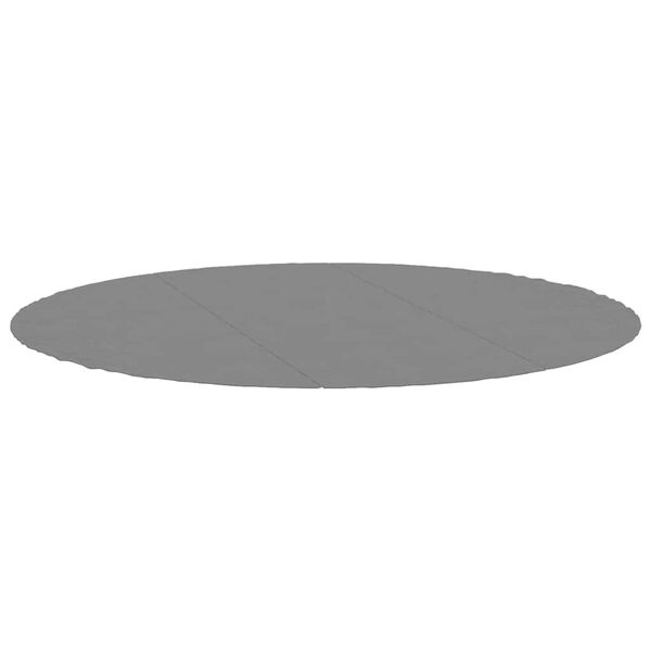 vidaXL Pool Ground Cloth Light Gray &Oslash;155.9" Polyester Geotextile