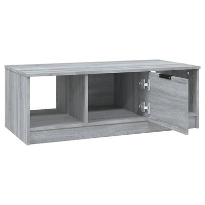 vidaXL Coffee Table Gray Sonoma 40.2"x19.7"x14.2" Engineered Wood