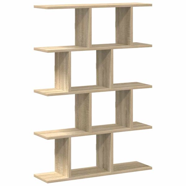 vidaXL Wall Cube Shelf Sonoma oak Engineered wood Medium Wall Cube Shelf