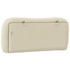 vidaXL Headboard Cushion Cream 100% polyester, PP fiber 31.5 in wide