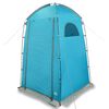 vidaXL Shower Tent Blue Waterproof