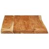 vidaXL Bathroom Vanity Top Solid Acacia Wood 44.9"x20.5"x1.6"