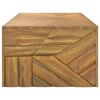 vidaXL Coffee Table Teak Solid teak wood Medium Durable Coffee Table