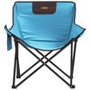 vidaXL Camping Chair Bright Blue 600D Polyester with PE coating, Steel