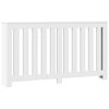 vidaXL Radiator Cover White 58.7x7.9x32.3" Engineered Wood