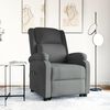 vidaXL Power Lift Recliner Dark Gray Fabric