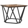 vidaXL Coffee Table 3 pcs Smoked oak 19.7" x 19.7" x 15.7
