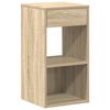 vidaXL Bedside Cabinet Set of 2 Sonoma Oak Engineered Wood Medium
