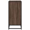 vidaXL Sideboard Brown Oak Engineered wood and metal Medium Sideboard