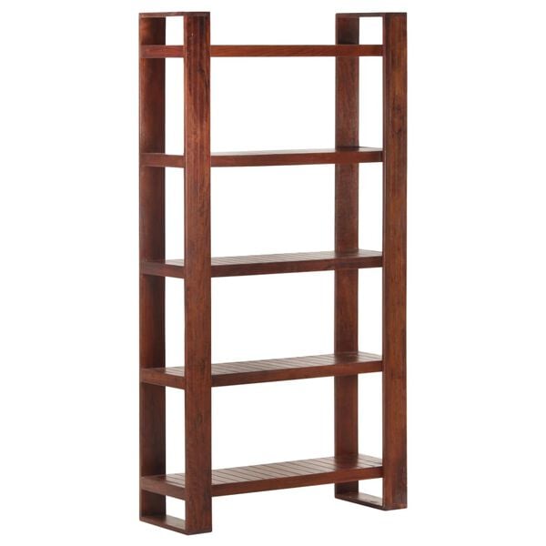 vidaXL Book Cabinet Honey brown Solid Acacia Wood Medium Book Cabinet
