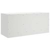 vidaXL TV Cabinet White Cold-rolled steel Medium TV Cabinet