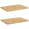 vidaXL Bath Mat Natural Bamboo 19.7 x 13.8 in Durable Bath Mat