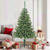 vidaXL Christmas Tree with 300 LEDs with Stand Green 70.9" PVC