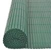 vidaXL Double-Sided Patio Fence PVC 35.4x118.1" Green