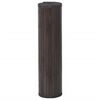 vidaXL Rug Dark Brown Bamboo, Polypropylene 27.6x196.9 in Durable Rug