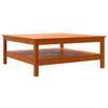 vidaXL Coffee Table Wax brown Solid pine wood Large Coffee Table
