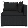 vidaXL Garden Lounge Set Black