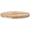 vidaXL Table Top Natural wood Solid Acacia wood 19.7 inches diameter