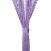 vidaXL String Curtains 2 pcs Purple 39.4x98.4"