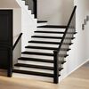 vidaXL Stair Tread Set of 16 Dark Brown Solid Oak Wood 43.3x9.8x0.8 in