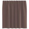 vidaXL Voile Curtains with Tab Top 2 pcs Brown