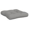 vidaXL Pallet Cushion Grey Polyester Standard Water-resistant