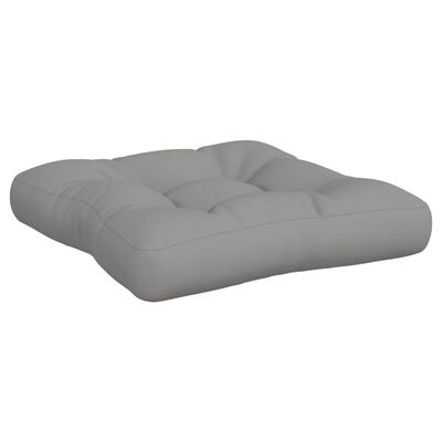vidaXL Pallet Cushions 2 pcs Gray Fabric