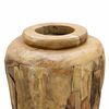 vidaXL Decorative Vase Natural teak Solid teak wood Large