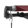 vidaXL Retractable Awning Burgundy and Anthracite