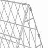 vidaXL Chicken Cage Silver 169.29 x 21.65 x 21.65 in Galvanised Steel