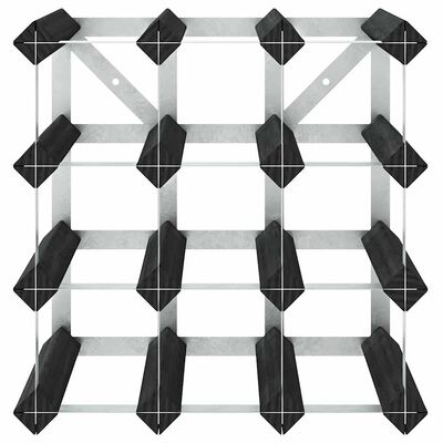Dimensional diagram of the wine rack showing measurements: 32.5 cm depth, 32.5 cm width, 32.5 cm height and 22.5 cm base depth? (dimensions visible)