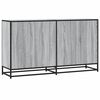 vidaXL Sideboard Grey Sonoma Engineered wood, Metal Medium Sideboard