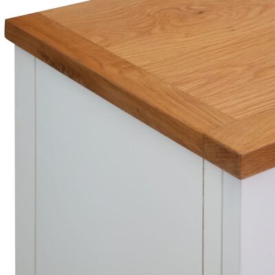 vidaXL Sideboard 35.4"x13.2"x32.7" Solid Oak Wood