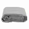 vidaXL Tarpaulin Grey 11.5x16.4' 7.11 oz/ft²