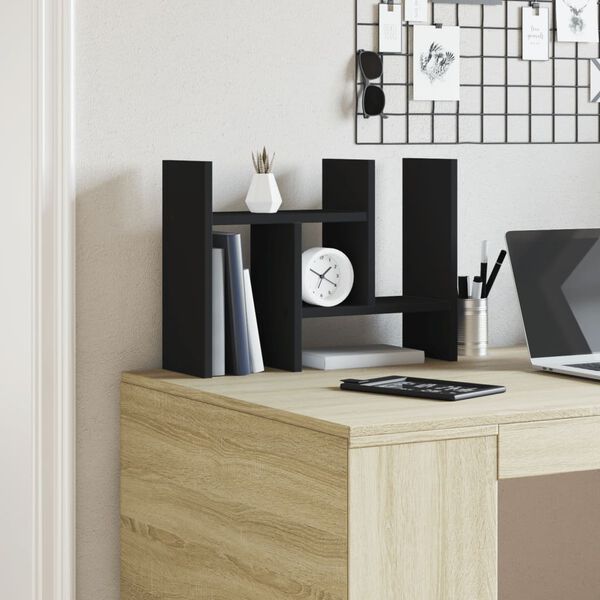 vidaXL Desk Organiser Sonoma Oak 13.6x6.1x14.0" Engineered wood