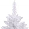 vidaXL Artificial Hinged Christmas Tree White PVC, metal Tall Foldable