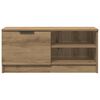 vidaXL TV Cabinet Set of 2 Artisan oak Engineered wood 31.5x13.8x14.4 in