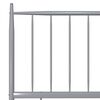 vidaXL Bed Frame Grey Powder-coated metal Full Durable Bed Frame