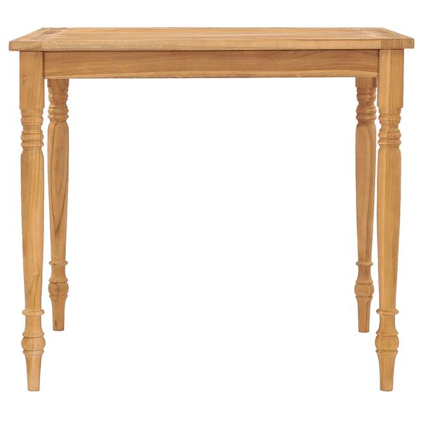 vidaXL 5 Piece Patio Dining Set with Cushions Solid Teak Wood