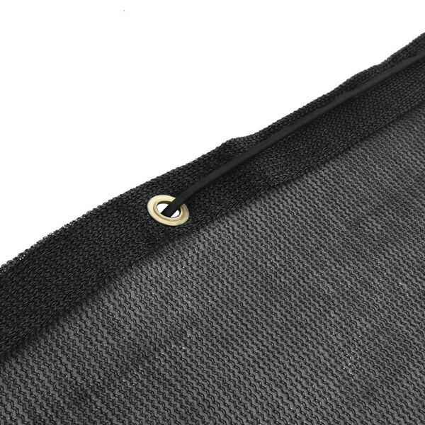 vidaXL Container Net HDPE 11.5x19.7' Black