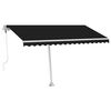 vidaXL Retractable Awning Anthracite